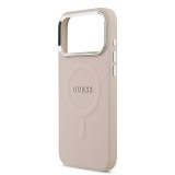 Guess PU Saffiano MagSafe Zadní Kryt pro iPhone 17 Pro Max Pink