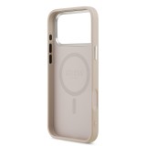 Guess PU Saffiano MagSafe Zadní Kryt pro iPhone 17 Pro Max Pink