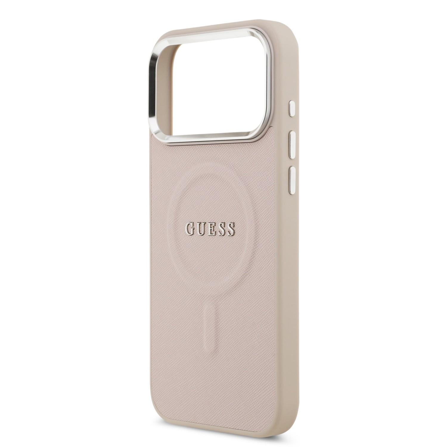 Guess PU Saffiano MagSafe Zadní Kryt pro iPhone 17 Pro Max Pink