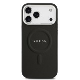 Guess PU Saffiano MagSafe Zadní Kryt pro iPhone 17 Pro Max Black