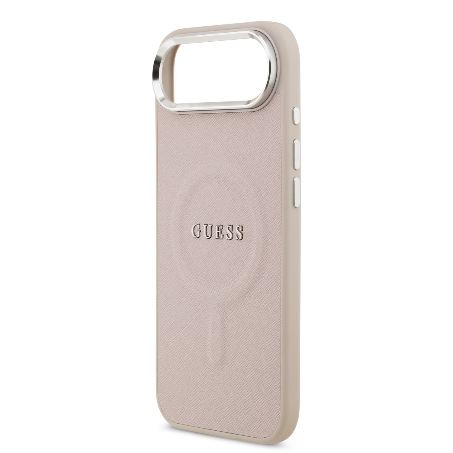 Guess PU Saffiano MagSafe Zadní Kryt pro iPhone Air Pink