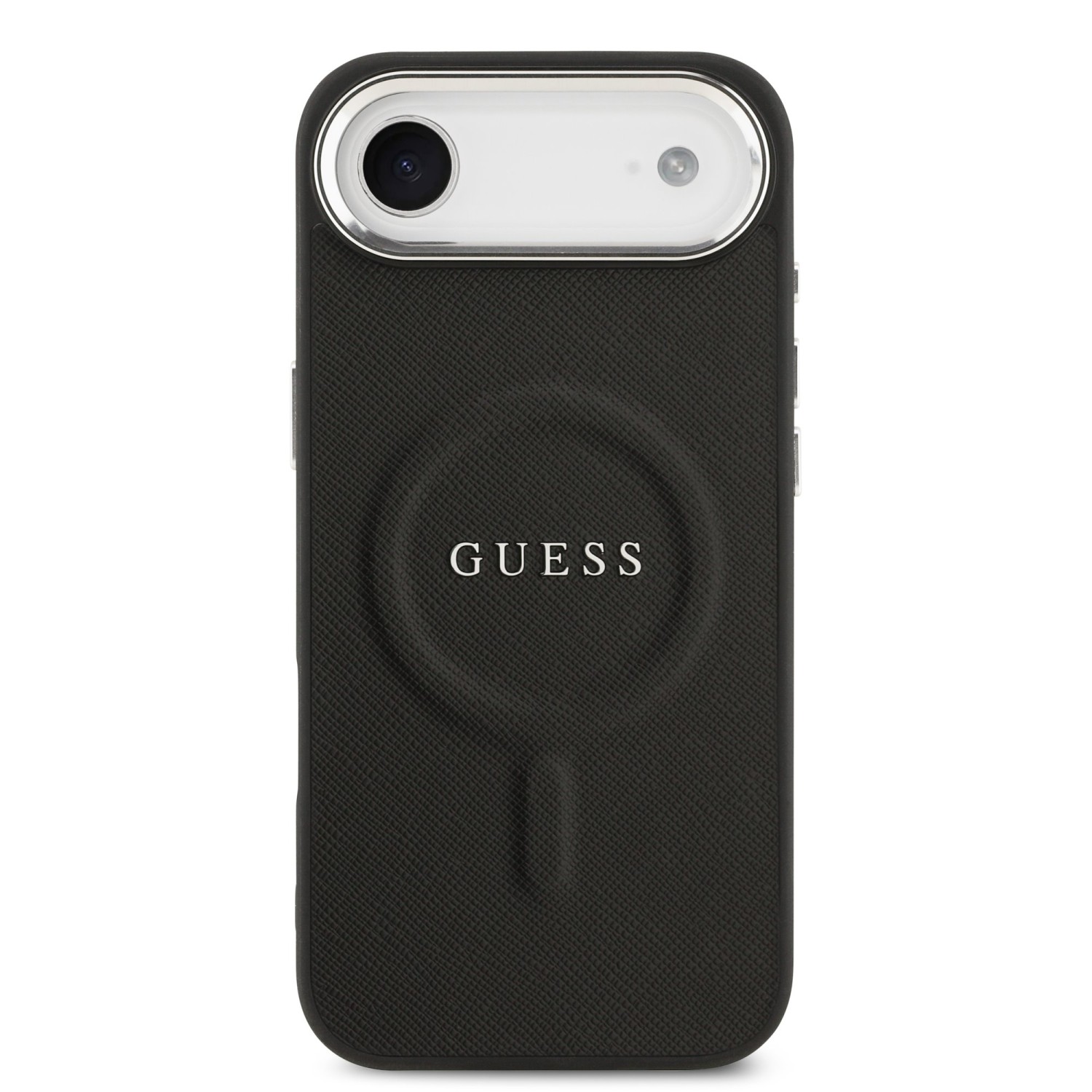 Guess PU Saffiano MagSafe Zadní Kryt pro iPhone Air Black