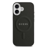 Guess PU Saffiano MagSafe Zadní Kryt pro iPhone 17 Black