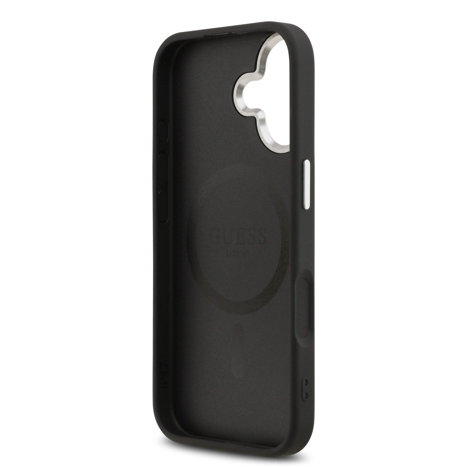 Guess PU Saffiano MagSafe Zadní Kryt pro iPhone 17 Black