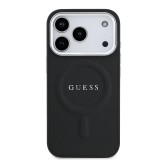 Guess PU Saffiano MagSafe Zadní Kryt pro iPhone 17 Pro Black