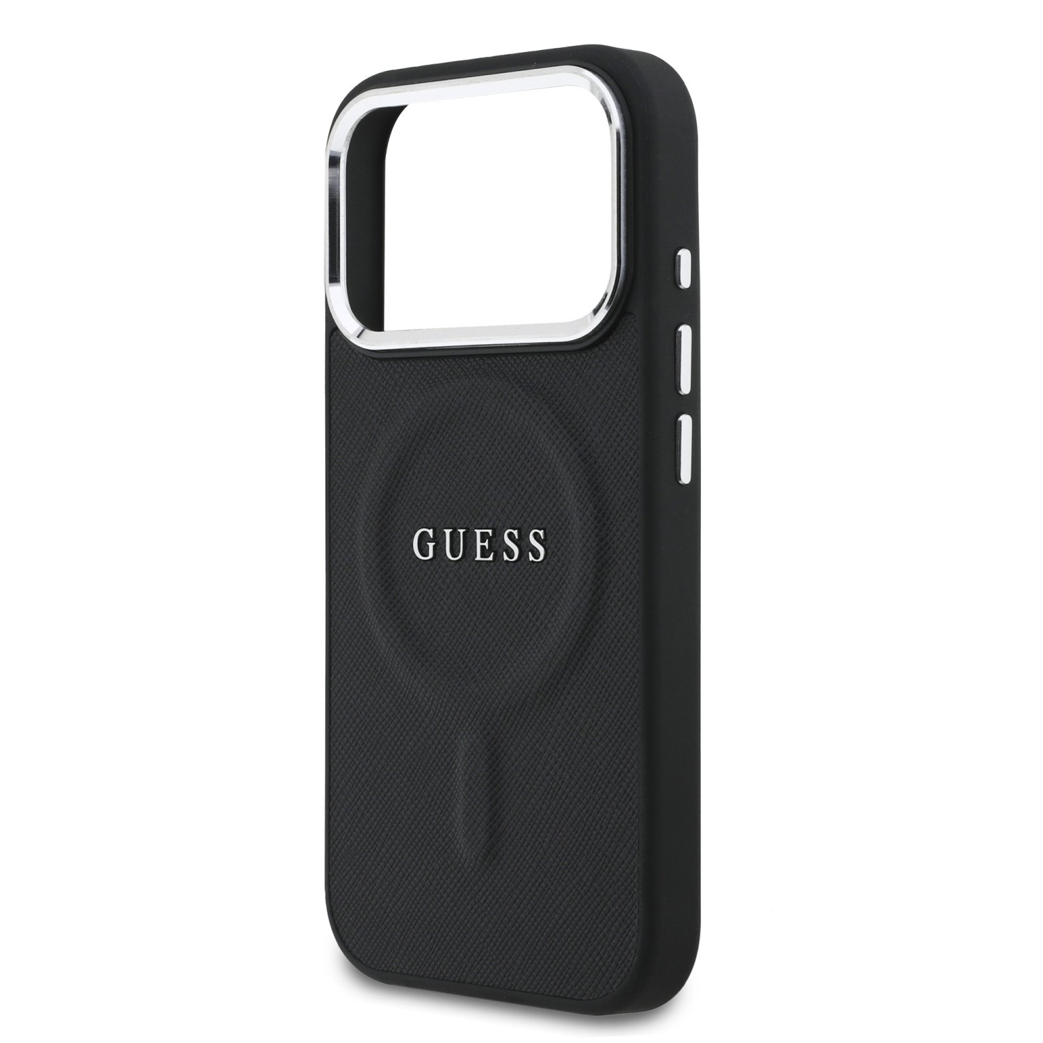 Guess PU Saffiano MagSafe Zadní Kryt pro iPhone 17 Pro Black