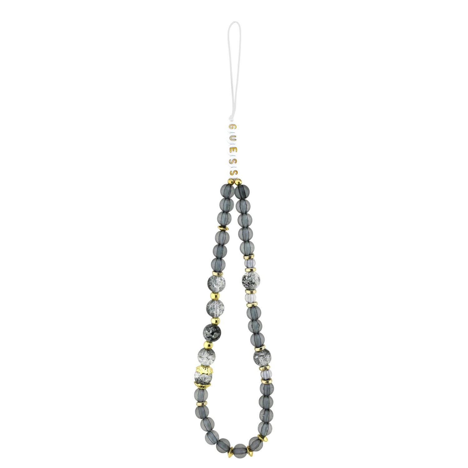 Guess IML Flowers Strap MagSafe Zadní Kryt pro iPhone 17 Black