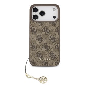 Zadný kryt Guess 4G Charm pre Apple iPhone 17 Pro Max, tone on tone brown