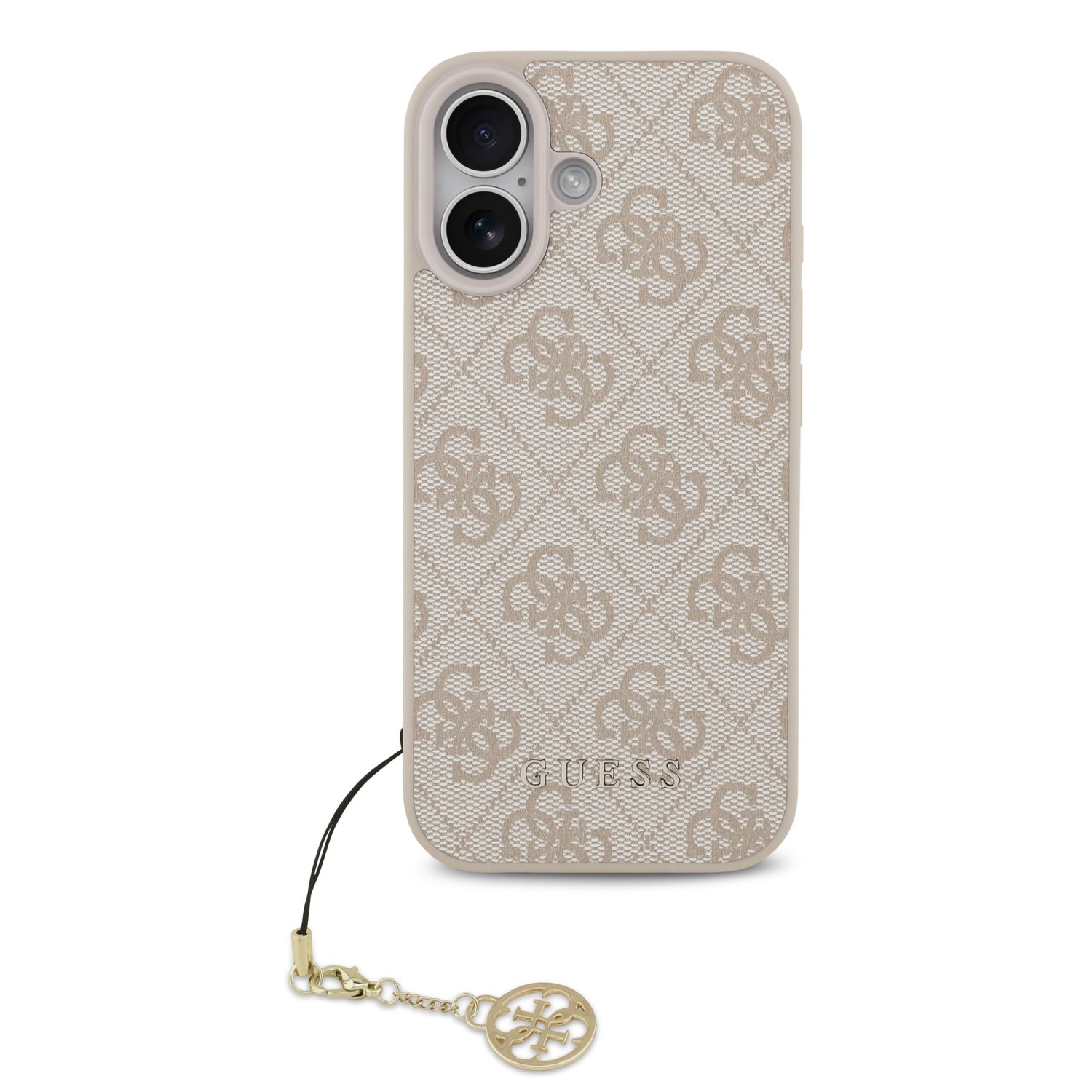 Guess 4G Charm Zadní Kryt pro iPhone 17 Tone on Tone Pink