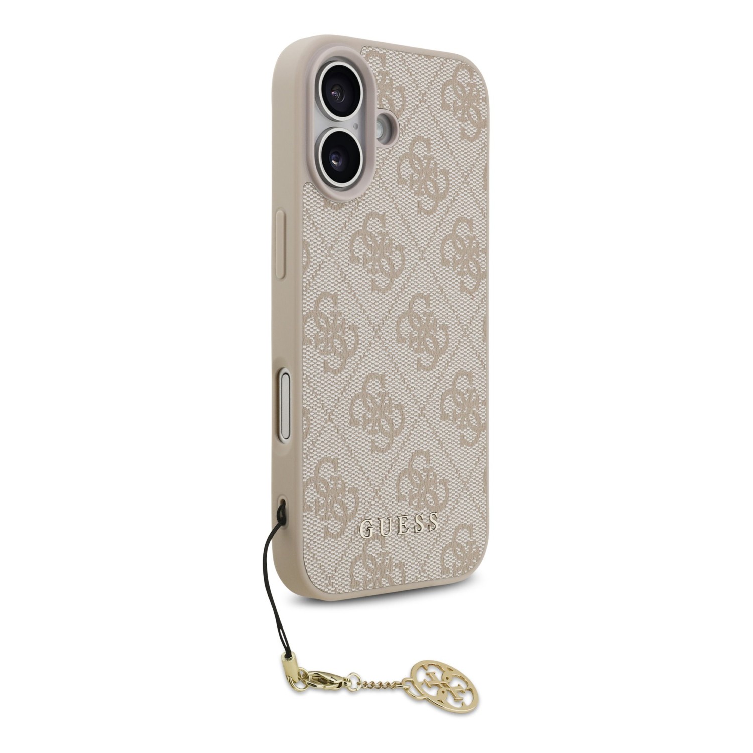 Guess 4G Charm Zadní Kryt pro iPhone 17 Tone on Tone Pink