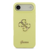 Guess Liquid Silicone 4G Metal Logo Zadní Kryt pro iPhone Air Yellow