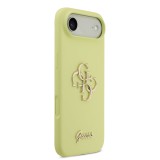 Guess Liquid Silicone 4G Metal Logo Zadní Kryt pro iPhone Air Yellow
