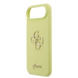 Guess Liquid Silicone 4G Metal Logo Zadní Kryt pro iPhone Air Yellow