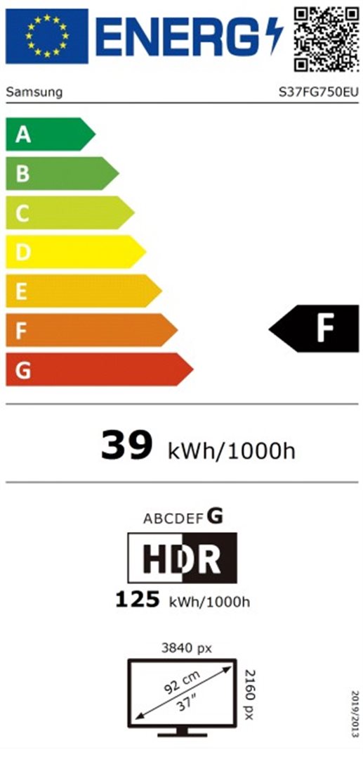 Samsung Odyssey G7 37" /4K UHD/165Hz/1ms/ černá