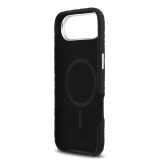 Karl Lagerfeld Grained PU Repeated Logo MagSafe Zadní Kryt pro iPhone Air Black
