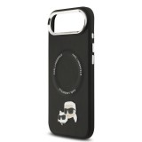 Karl Lagerfeld PU Karl and Choupette Heads Pins MagSafe Zadní Kryt pro iPhone Air Black