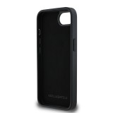 Karl Lagerfeld PU Saffiano Karl and Choupette Zadní Kryt pro iPhone 16e Black