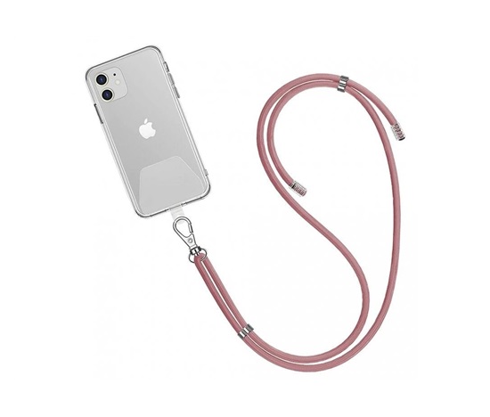 Poruh WG - Crossbody lace strap, světle růžová