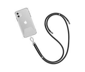 Poruh WG - Crossbody lace strap, čierna