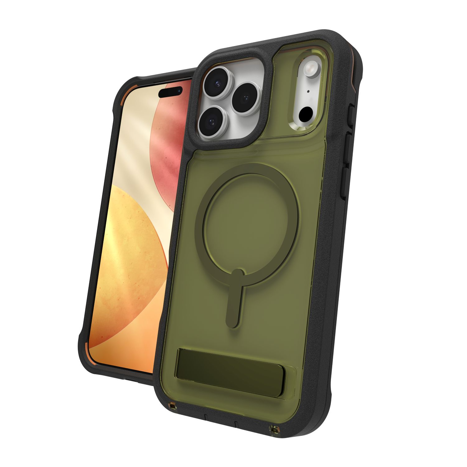 Ochranný kryt ZAGG Rainier Snap KS pre Apple 17 Pro Max, sea kelp