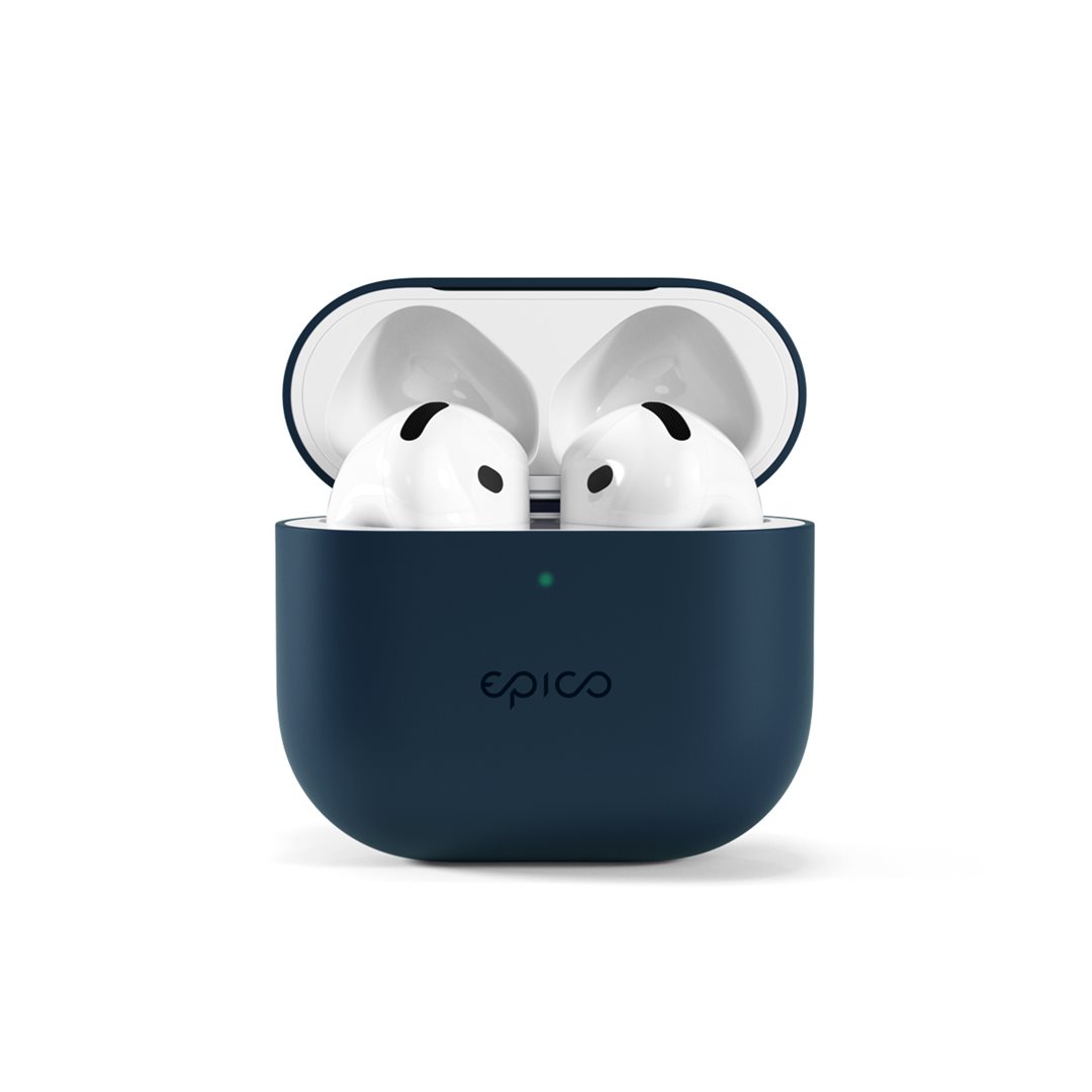 Silikonové pouzdro Epico pro AirPods 4, modrá