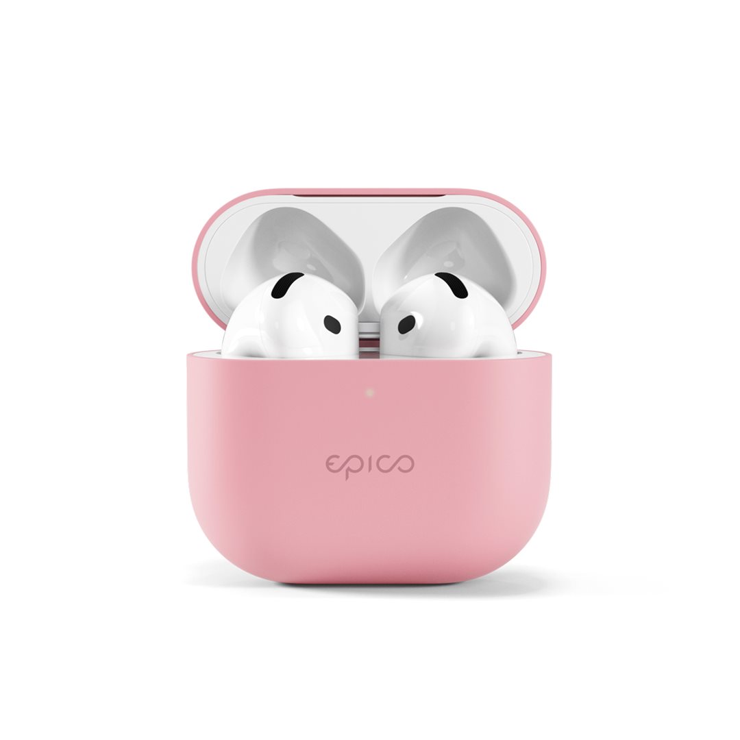 Silikonové pouzdro Epico pro AirPods 4, růžová