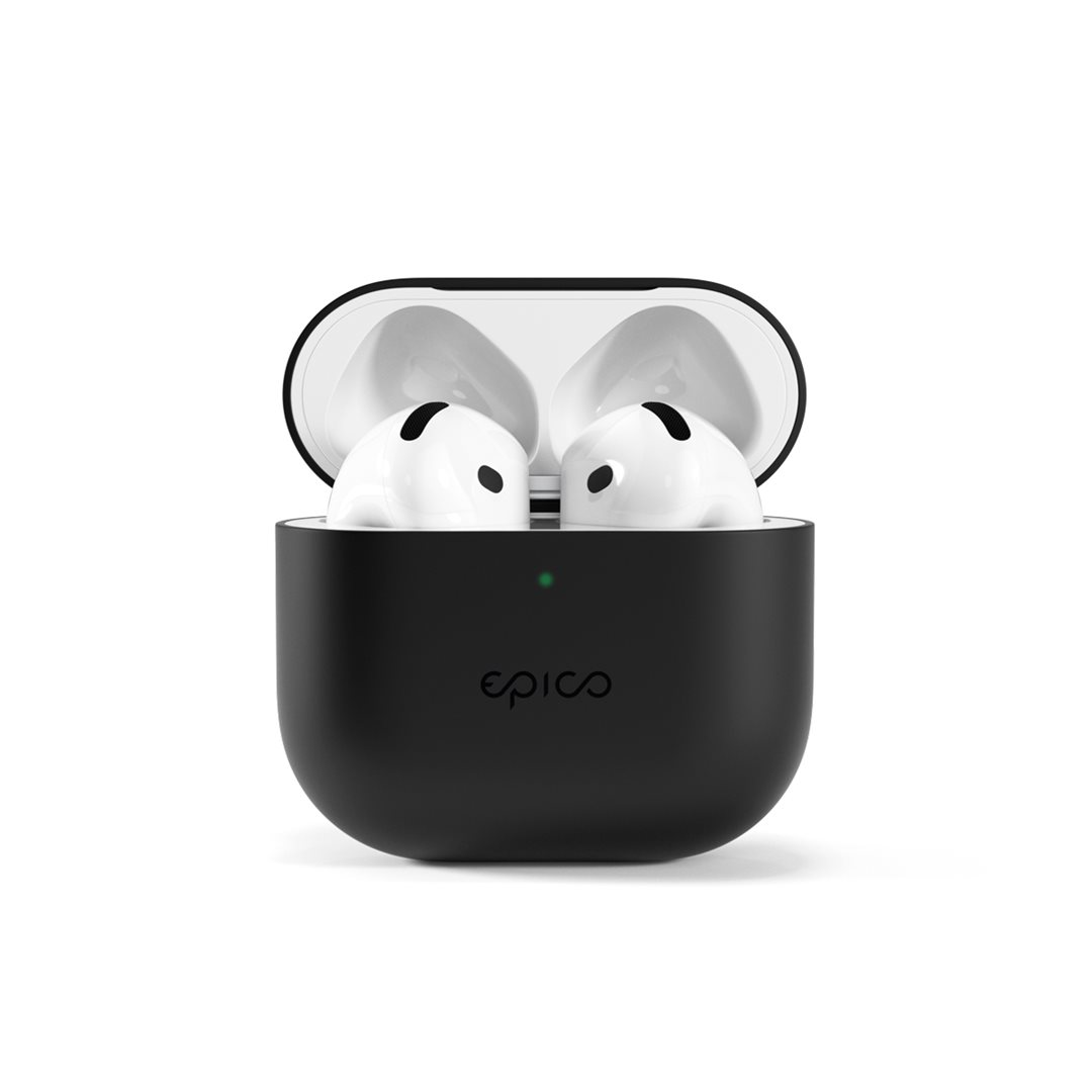 Silikonové pouzdro Epico pro AirPods 4, černá