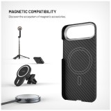 Aramidový zadní kryt FIXED MagVelar s podporou MagSafe pro Apple iPhone Air, černý