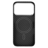 Aramidový zadní kryt FIXED MagVelar s podporou MagSafe pro Apple iPhone 17 Pro, černý