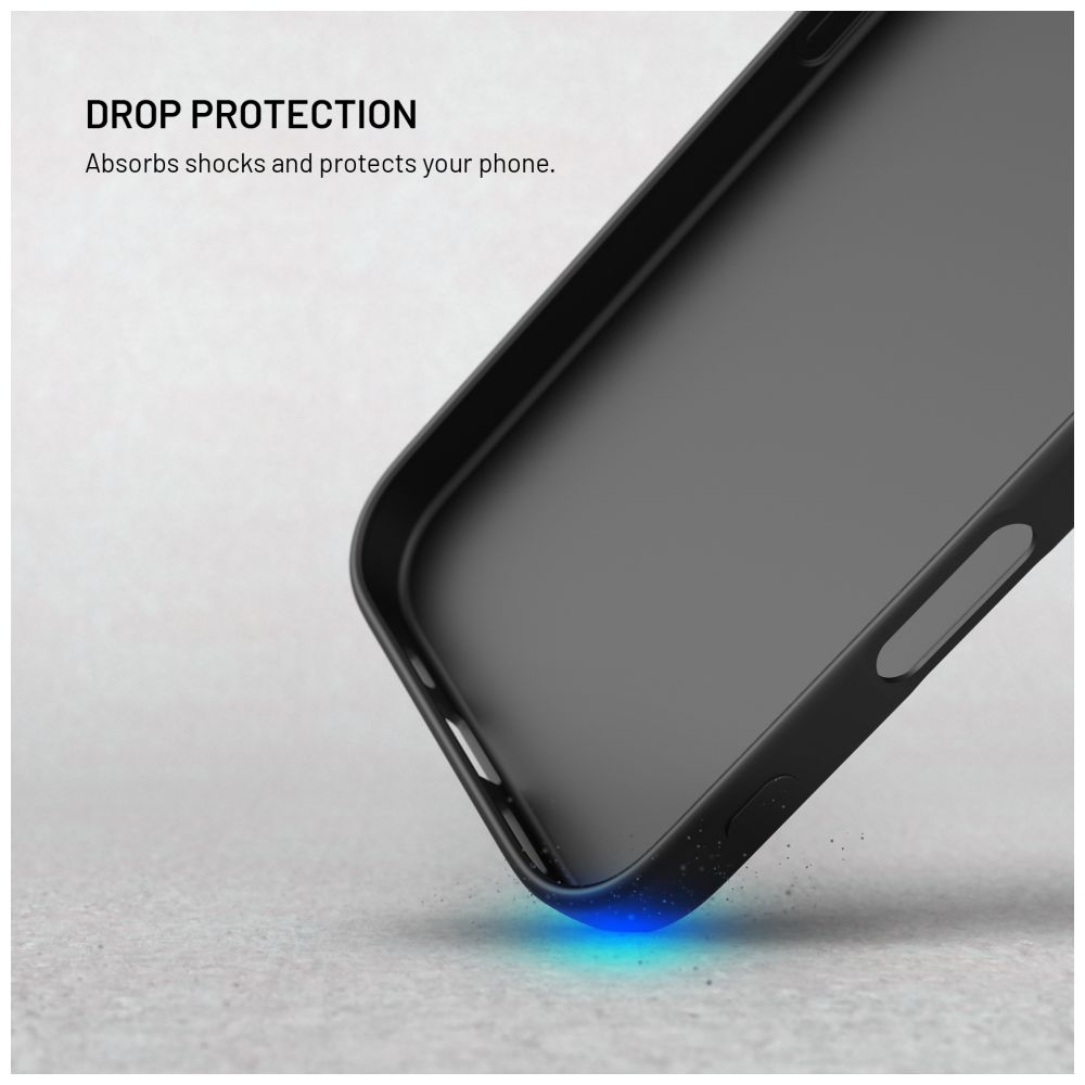 Zadní pogumovaný kryt FIXED Story pro Samsung Galaxy S26 FE, černý