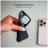 Zadní pogumovaný kryt FIXED Story pro Samsung Galaxy S26+, černý