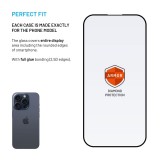 Ultra odolné tvrzené sklo FIXED Armor s Anti-dust aplikátorem a AR vrstvou pro Samsung Galaxy S26 Ultra, černá