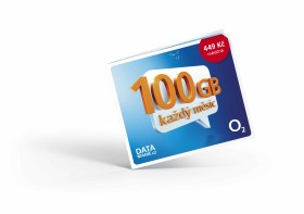 O2 DÁTOVÁ SIM KARTA - 100 GB MESAČNE
