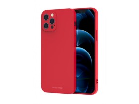 Zadný kryt Swissten Soft Joy pre Apple iPhone 17, červená