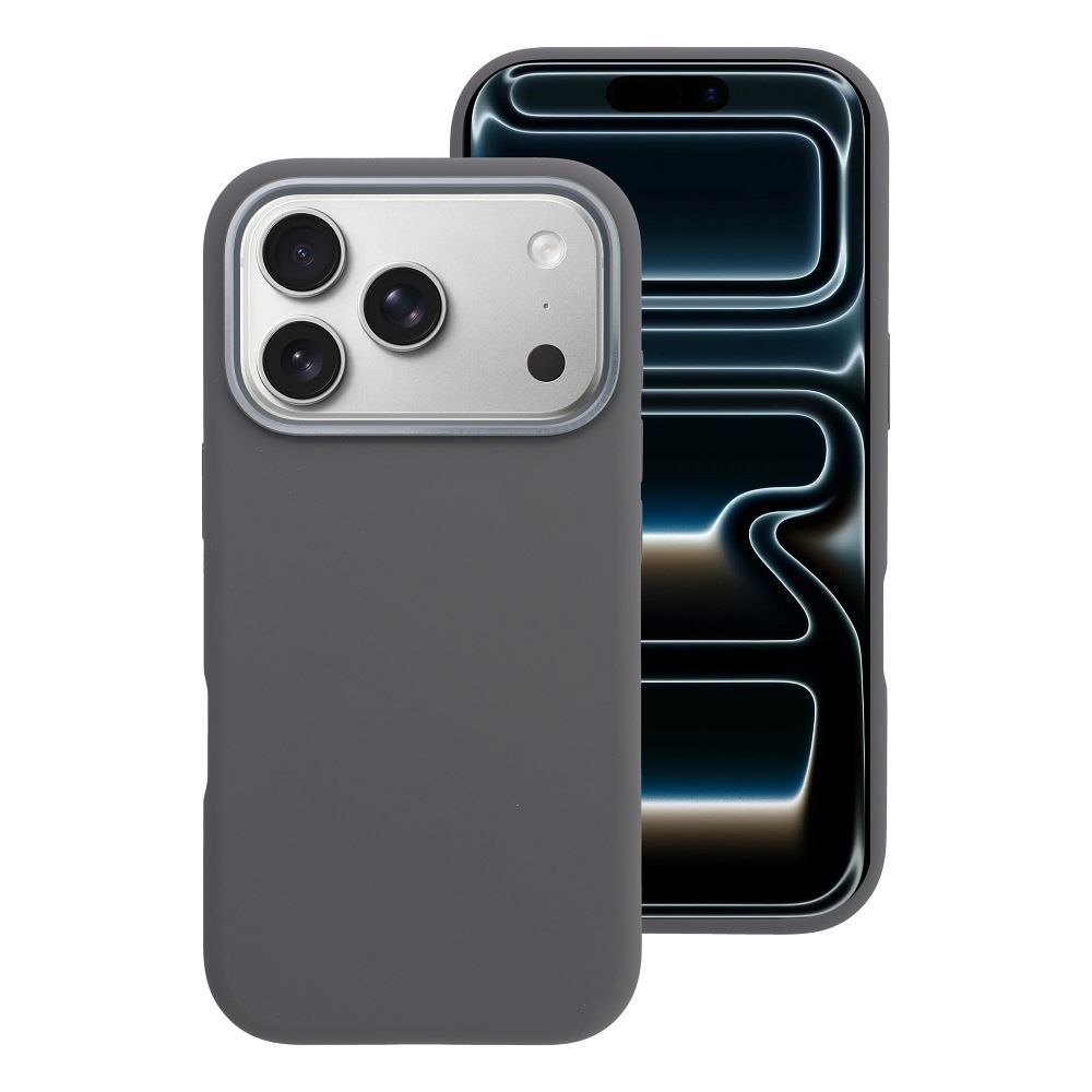 FORCELL F-PROTECT Frame Premium case compatible with MagSafe for IPHONE 17 PRO MAX gray