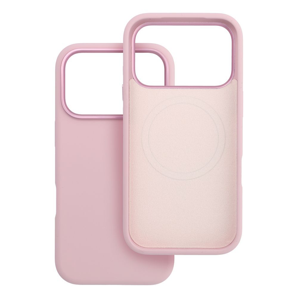 FORCELL F-PROTECT Frame Premium case compatible with MagSafe for IPHONE 17 PRO pink