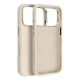 FORCELL F-PROTECT Frame Premium case compatible with MagSafe for IPHONE 17 PRO antique white
