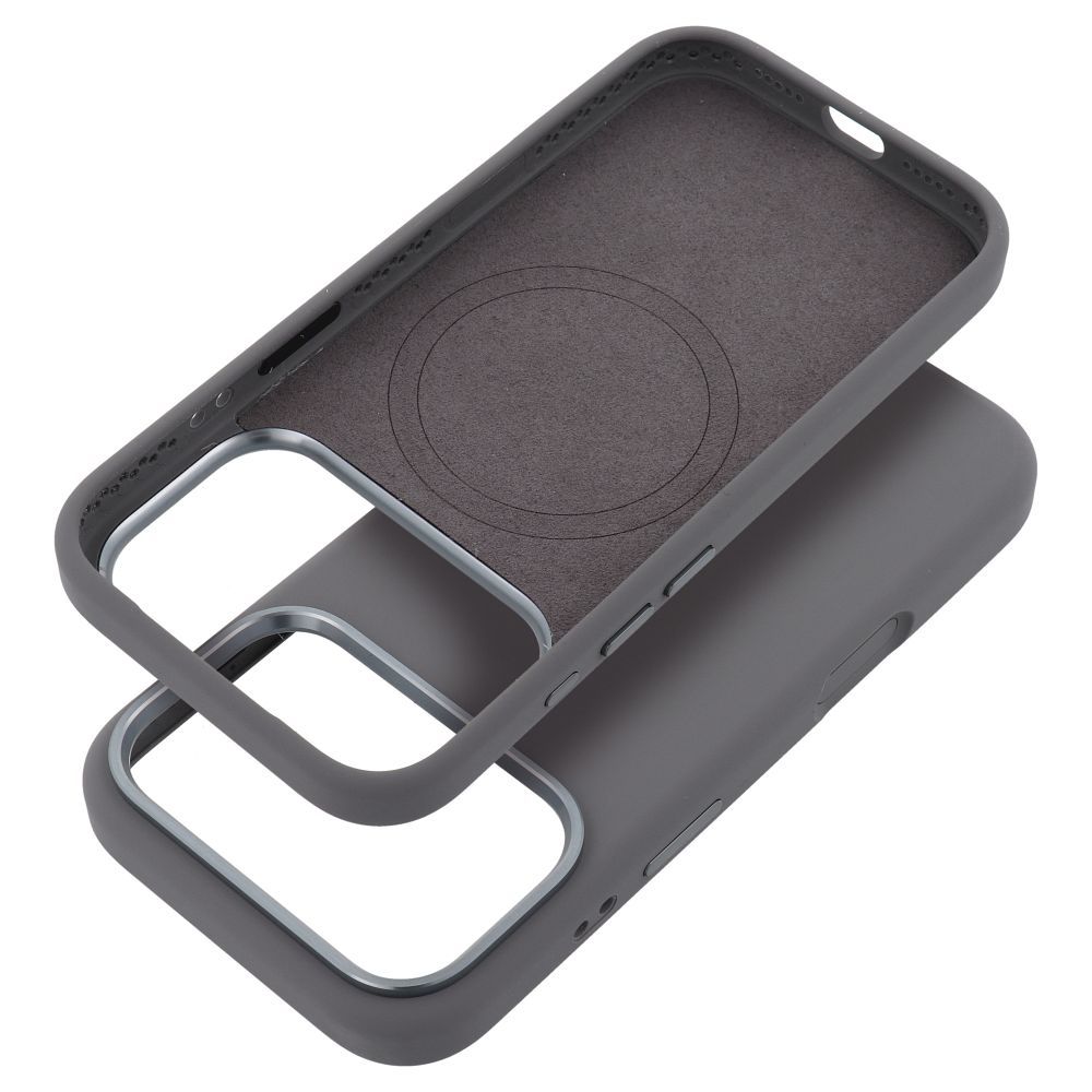 FORCELL F-PROTECT Frame Premium case compatible with MagSafe for IPHONE 17 Air gray