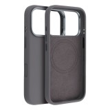 FORCELL F-PROTECT Frame Premium case compatible with MagSafe for IPHONE 15 PRO gray