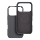 FORCELL F-PROTECT Frame Premium case compatible with MagSafe for IPHONE 15 PRO MAX gray