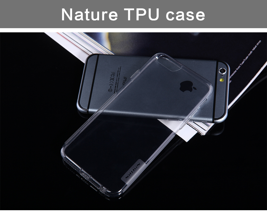Silikonové TPU pouzdro Nillkin Nature pro Apple iPhone 6, šedé