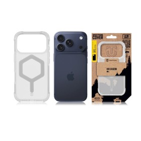 Zadný kryt Tactical MagForce Hexagon pre Apple iPhone 17 Pro, T-white