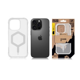 Zadný kryt Tactical MagForce Hexagon pre Apple iPhone 16 Pro, T-white