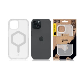 Zadný kryt Tactical MagForce Hexagon pre Apple iPhone 15, T-white