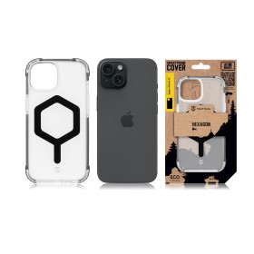 Zadný kryt Tactical MagForce Hexagon pre Apple iPhone 15, black