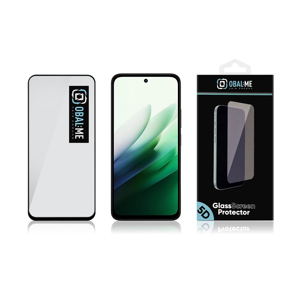 OBAL:ME 5D Tvrzené Sklo pro Xiaomi Redmi 15 5G Black