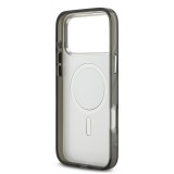 Karl Lagerfeld IML Aquarelle Karl and Choupette Zadní Kryt pro iPhone 17 Pro Black