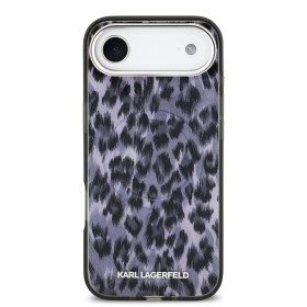 Karl Lagerfeld IML Leopard MagSafe Zadný Kryt pre iPhone Air Grey