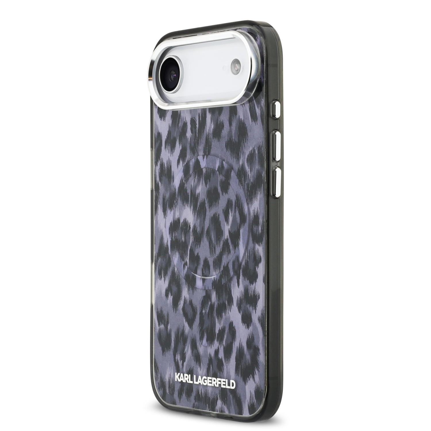Karl Lagerfeld IML Leopard MagSafe Zadní Kryt pro iPhone Air Grey