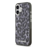 Karl Lagerfeld IML Leopard MagSafe Zadní Kryt pro iPhone 17 Grey